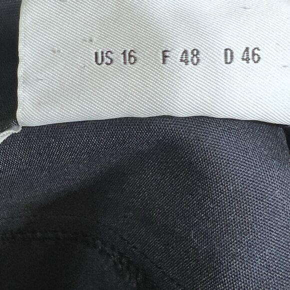 AKRIS PUNTO Franca Cotton Blend Trousers Ankle Pants Tangerine Women’s 16 US - Picture 12 of 16